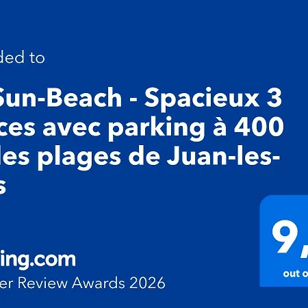 Appartement Le Sun-beach - Spacieux 3 Pièces Avec Parking à 400 M Des Plages De *