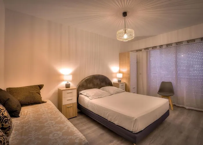 Le Sun-beach - Spacieux 3 Pièces Avec Parking à 400 M Des Plages De Appartement