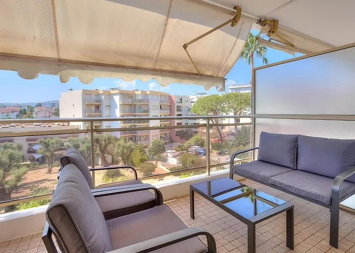 Le Sun-beach - Spacieux 3 Pièces Avec Parking à 400 M Des Plages De * Juan-les-Pins