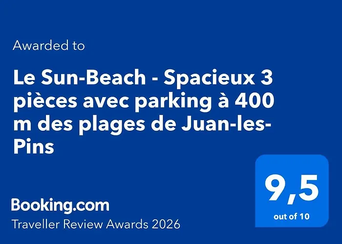 Appartement Le Sun-beach - Spacieux 3 Pièces Avec Parking à 400 M Des Plages De *